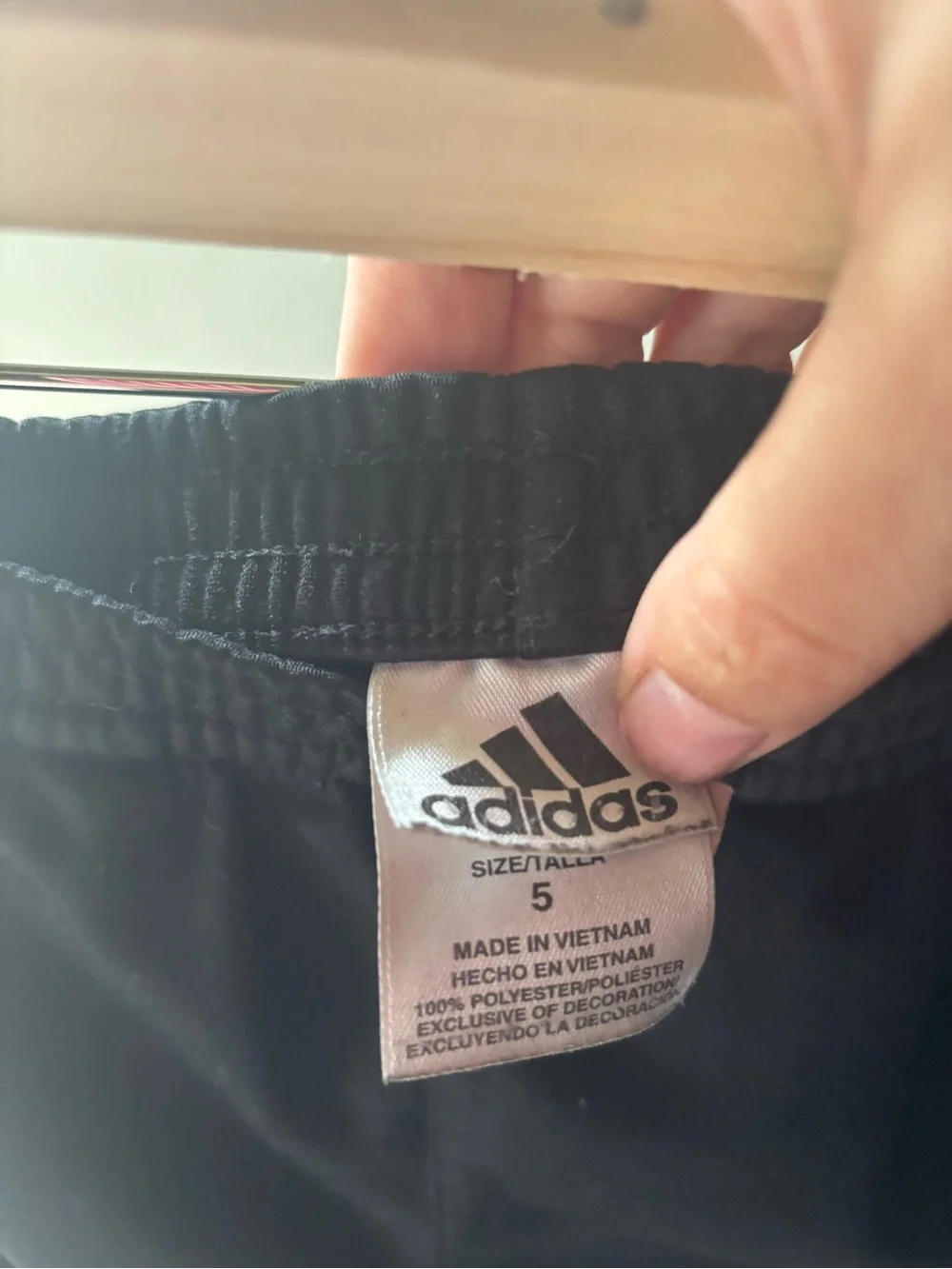 Adidas Kids Black Track Pants with Silver Stripes